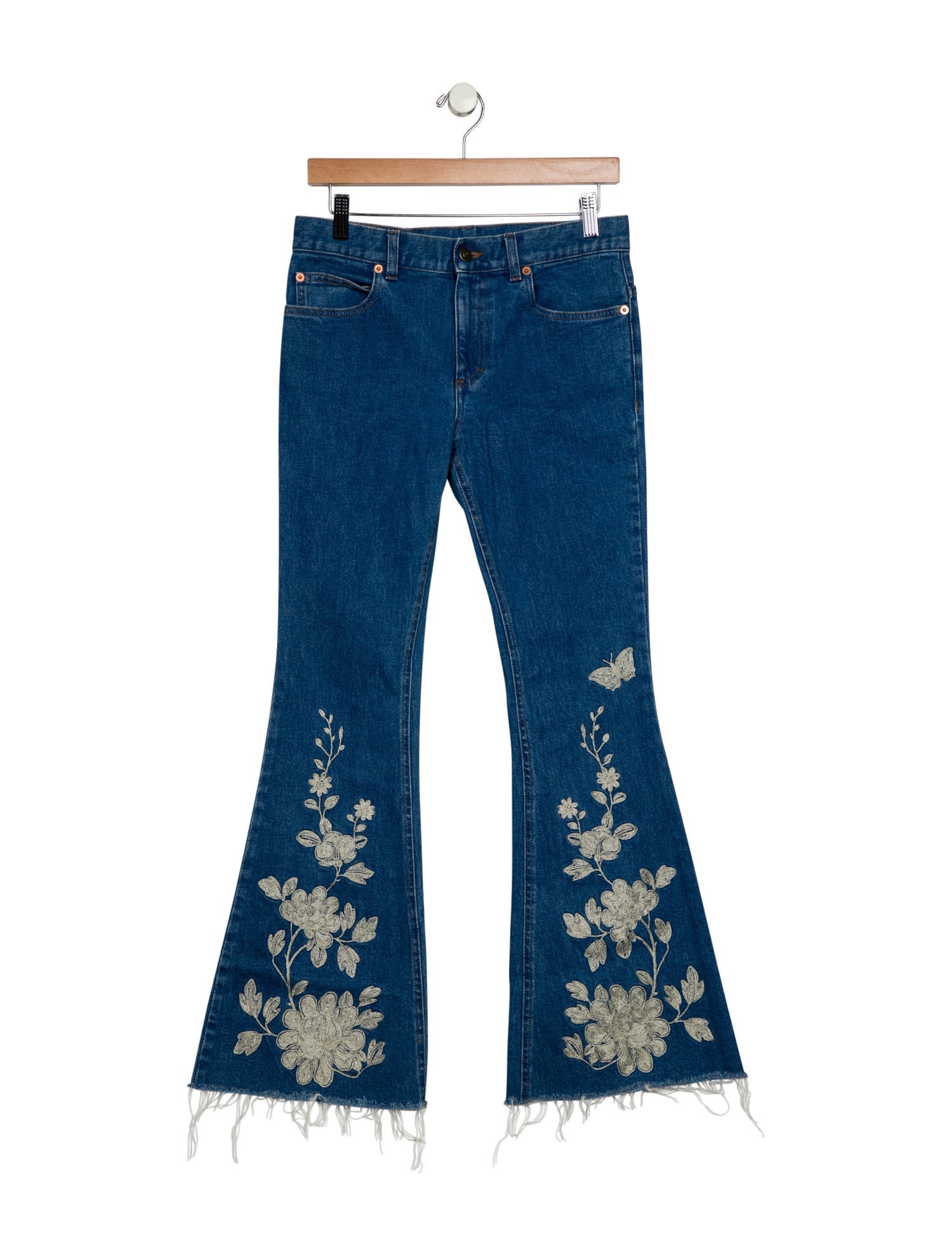 Gucci Mid-Rise Wide Leg Jeans
